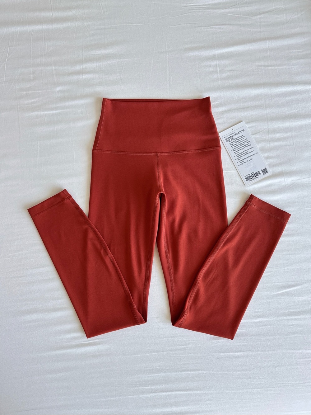 lululemon Align HR Pant 25" Autumn Rust Size 2 NWOT